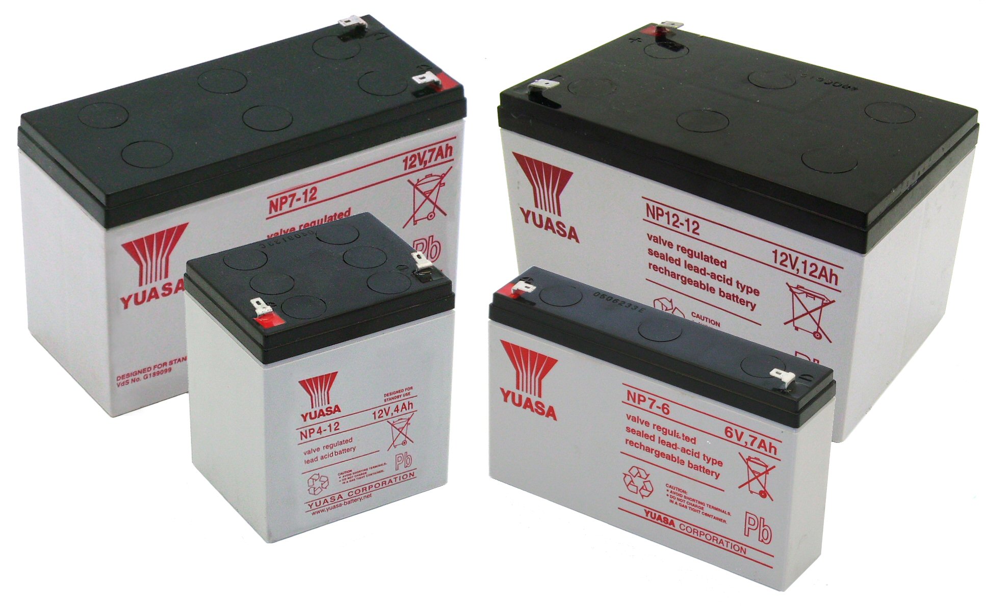 Batterie Yuasa NP7-12 12V 7Ah